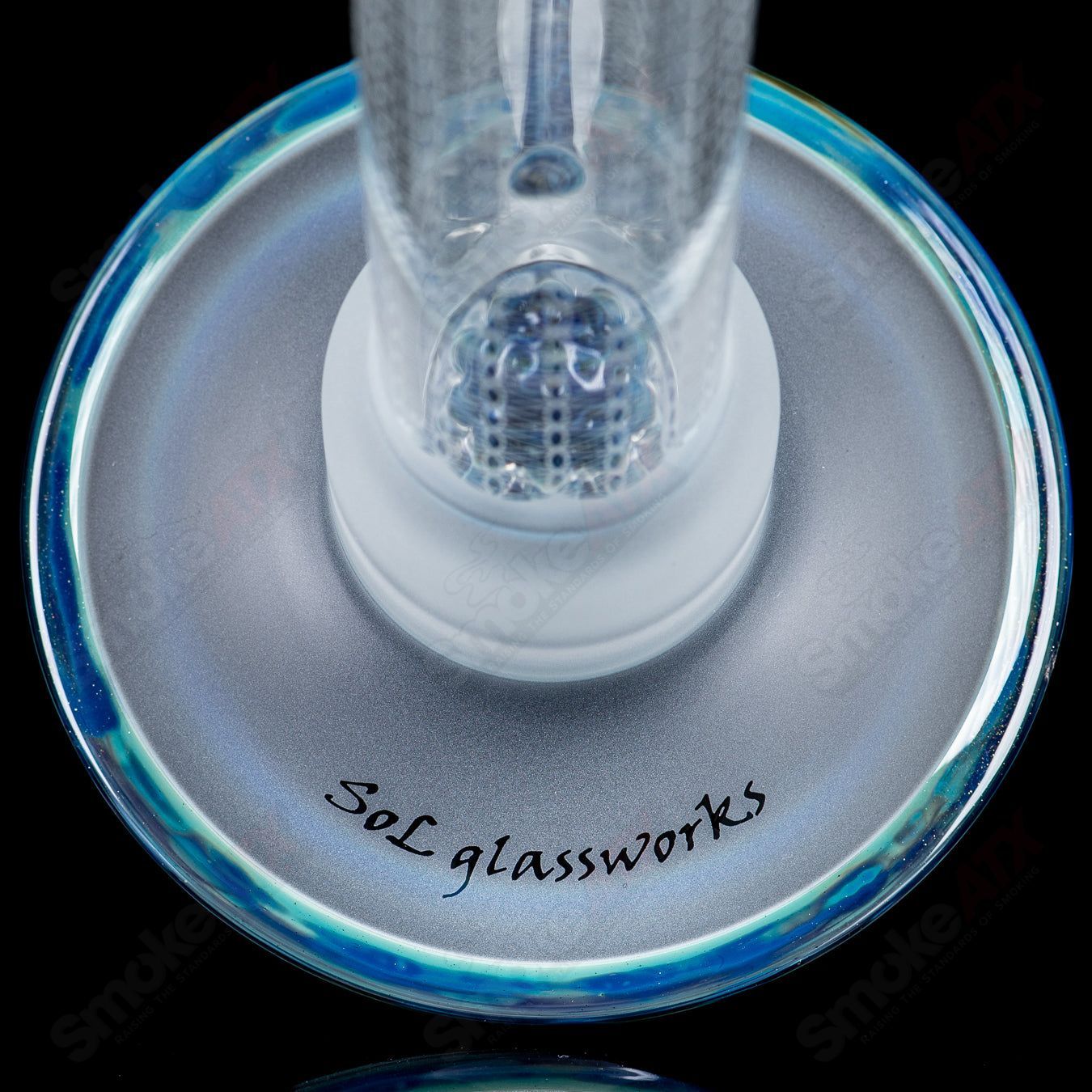 Sacred - G SOL - 45 Lace Sphere + DC Set (Shooting Star) SoL Glassworks - Smoke ATX