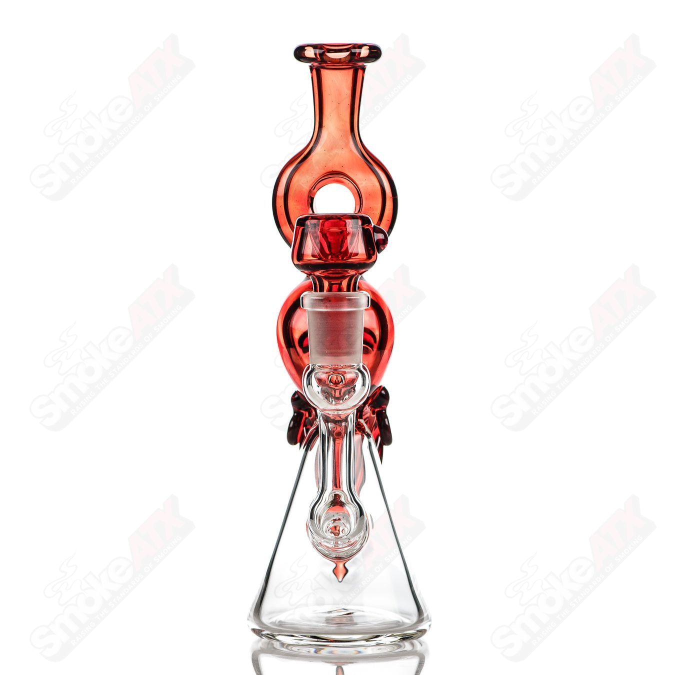 Nelson Glass Samurai at Peace heady glass concentrate rig with intricate samurai design and vibrant, artistic detailing.