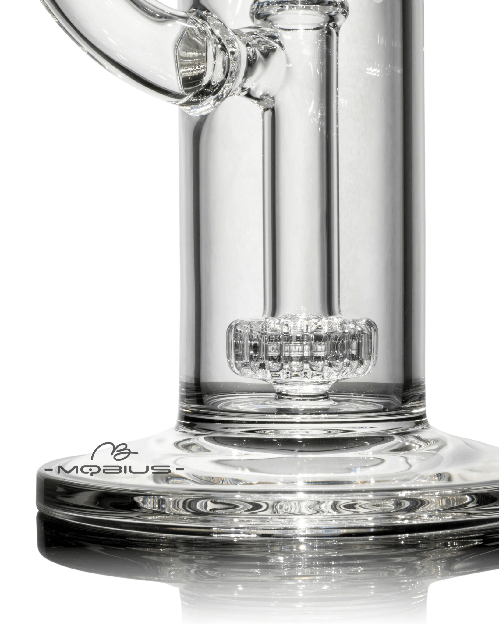 Clear glass Scope Matrix V2 2025 Mobius straight tube, showcasing its sleek design and high-quality craftsmanship.