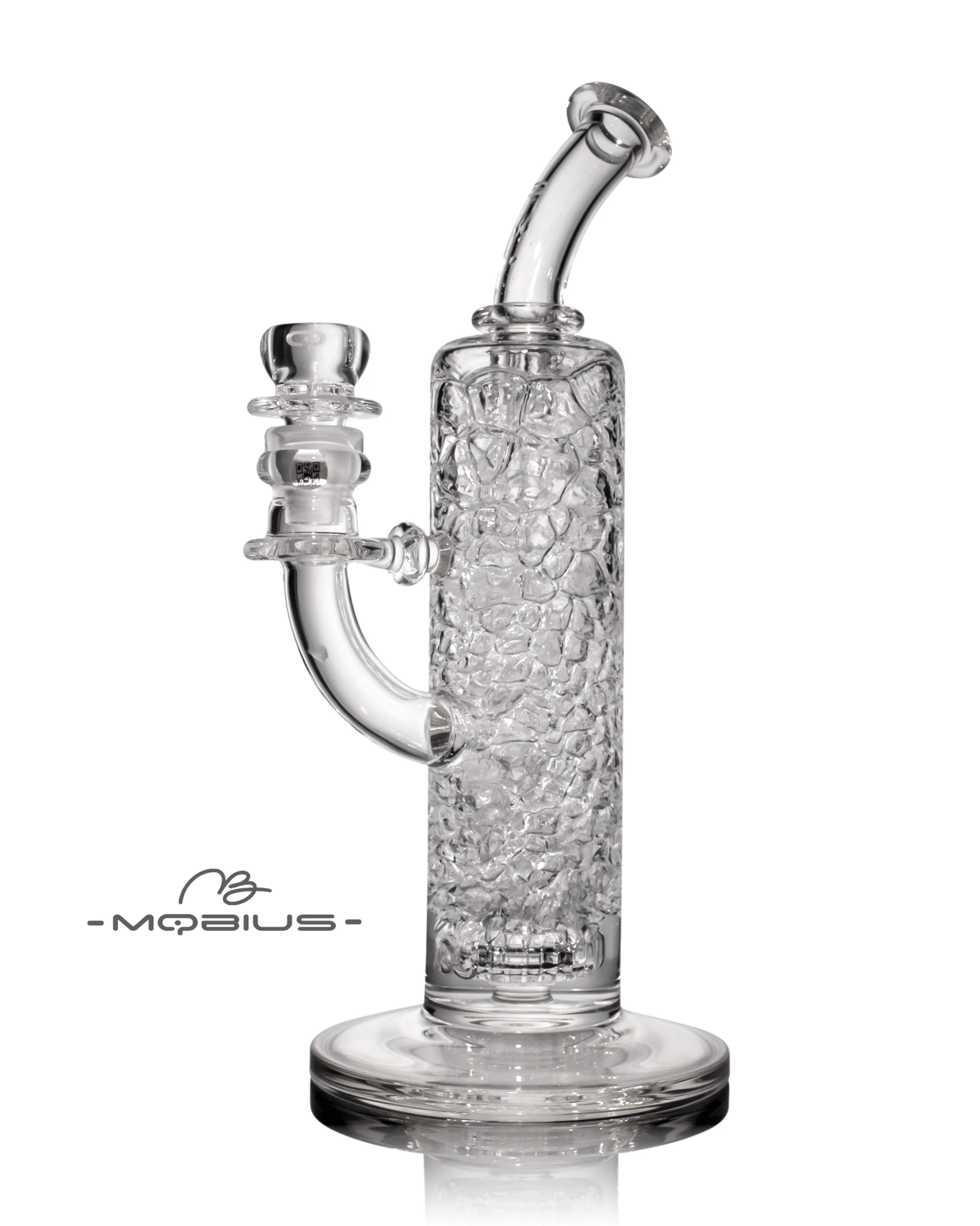 Clear Mobius Scope Matrix V2 2025 glass straight tube for smoking, featuring a sleek design and precise craftsmanship.