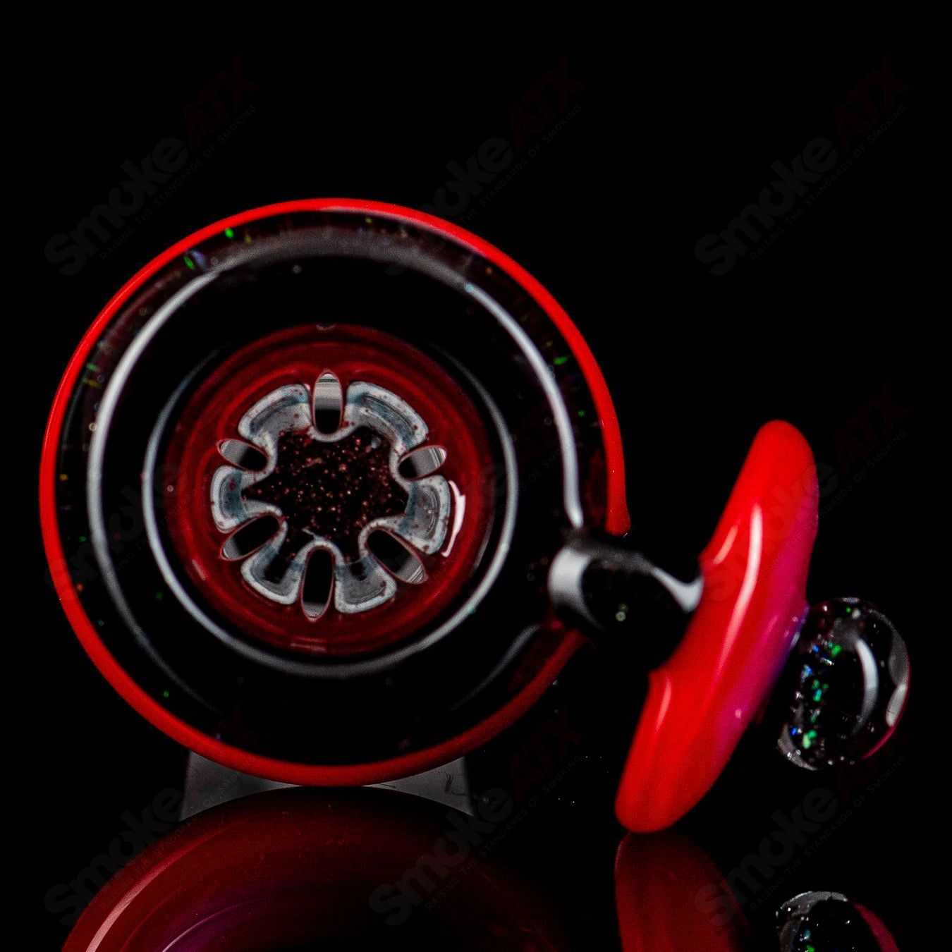 Mobius Scope Matrix V2 Elements glass straight tube with splash trap, featuring Mobius high-quality glass design.