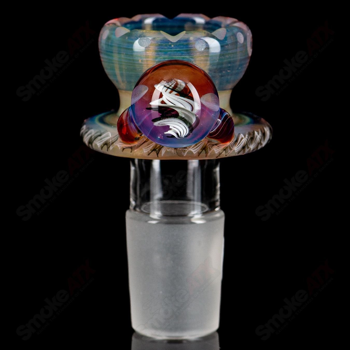 Mobius Scope Matrix V2 Hybrid WKD 2025 glass straight tubes for smoking, clear and durable with intricate design details.