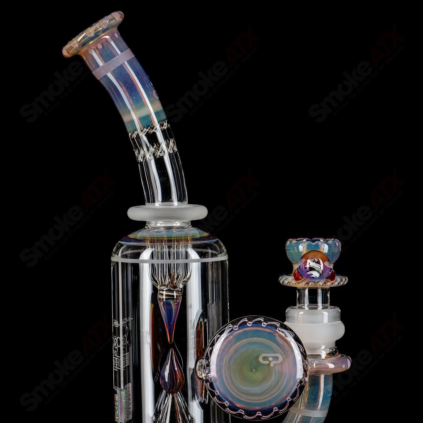 Mobius Scope Matrix V2 Hybrid WKD 2025 glass straight tubes with intricate design and clear glass construction.