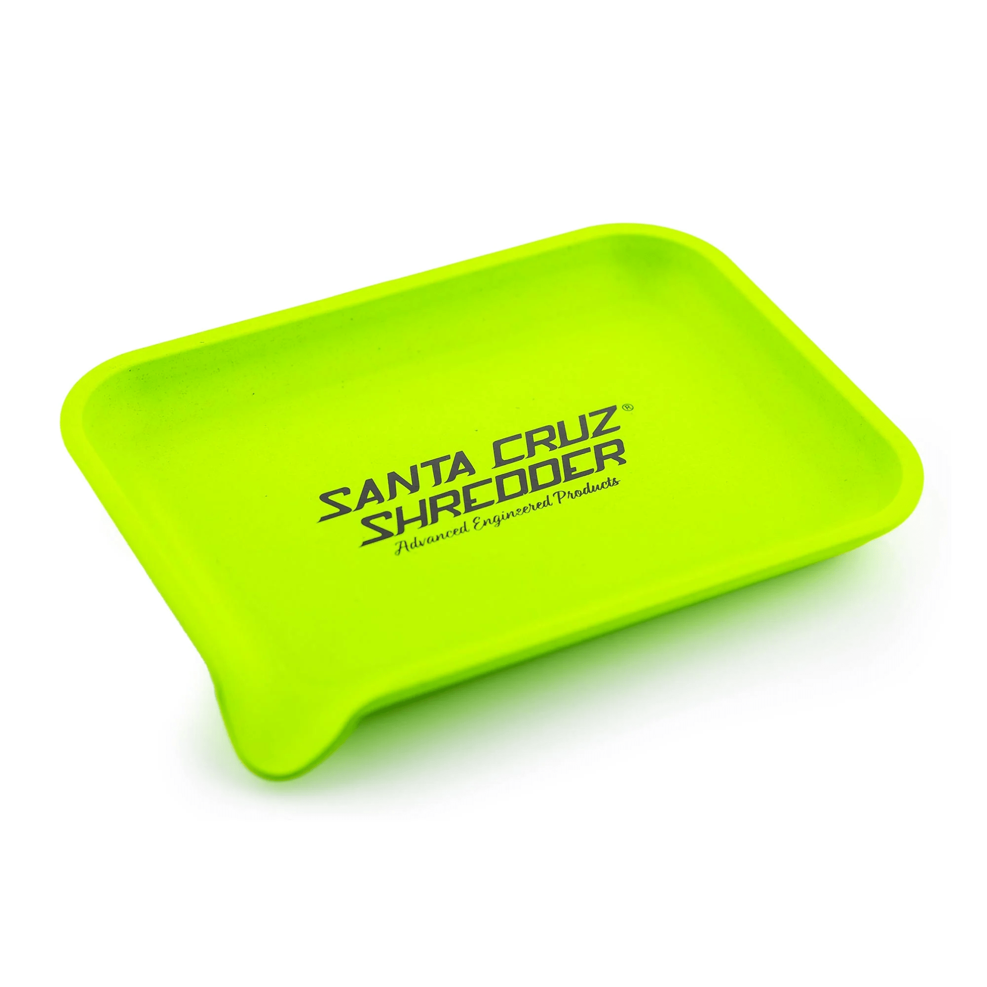 Santa Cruz Shredder SCS small hemp rolling tray with grinder, featuring eco-friendly hemp material and detailed design.