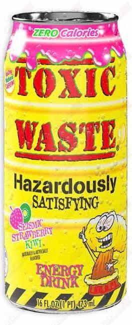 Seismic Strawberry Kiwi Toxic Waste 16oz - Smoke ATX