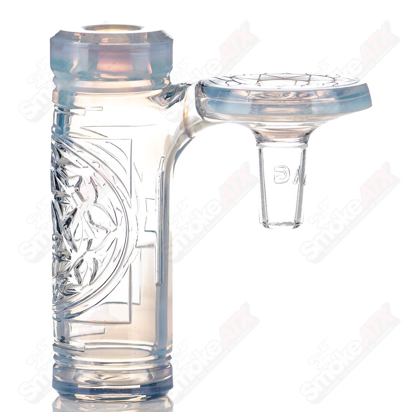 Shifty Merkaba Flower Dry Catcher Avant - Garde Glass - Smoke ATX