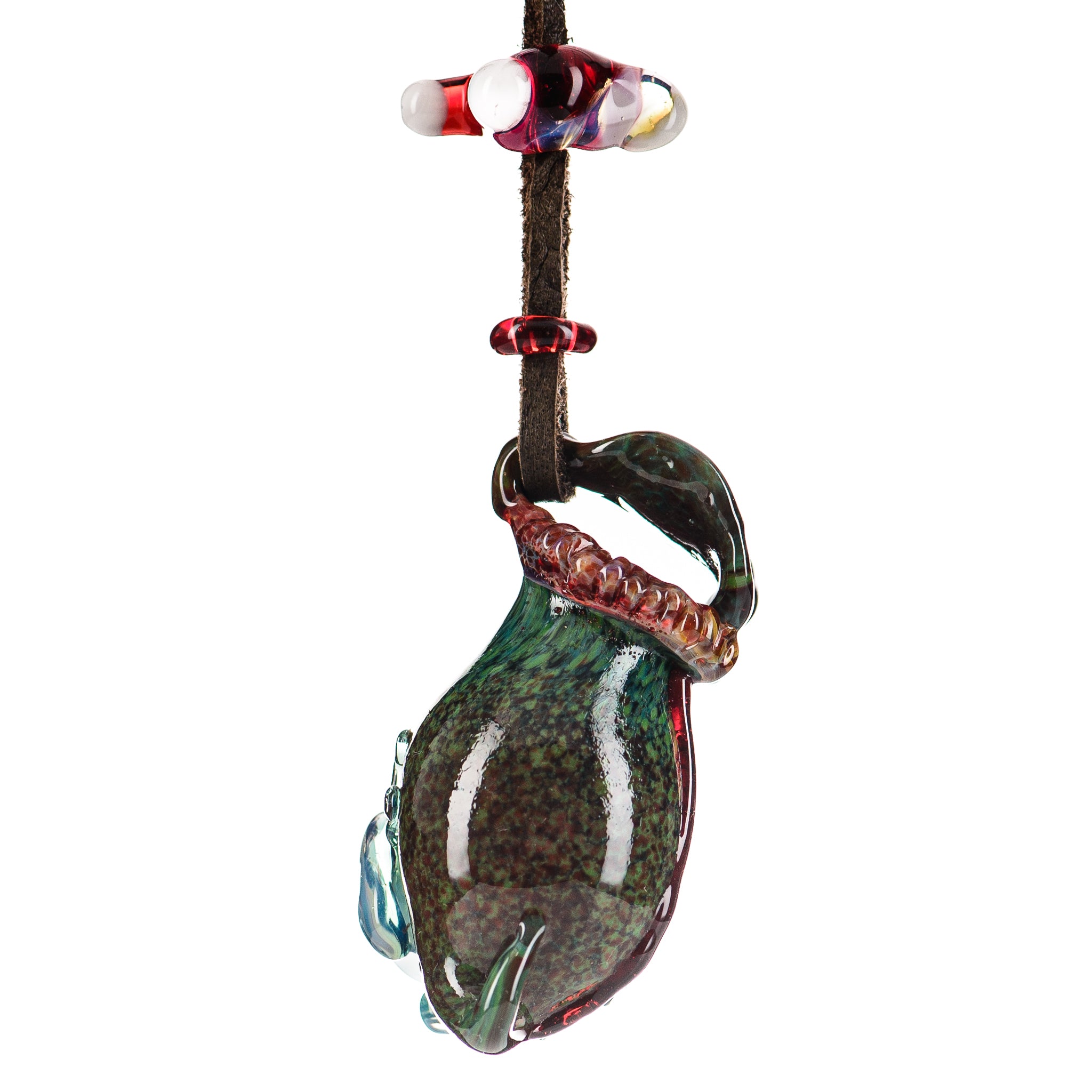 #2 Tier 3 Frog Pendant Kengtaro Glass