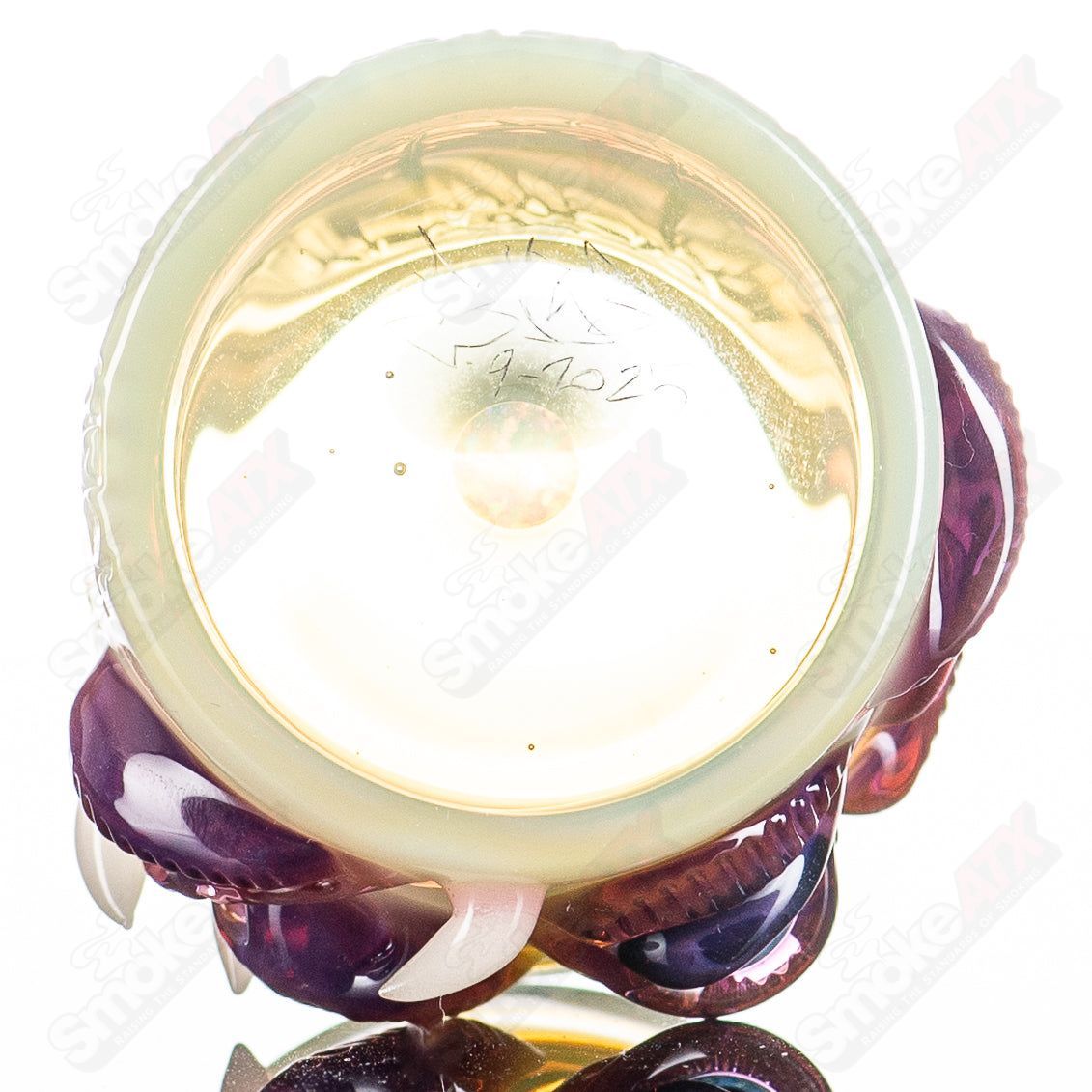 Silver Cloud Royal Jelly glass jar by Baller Jar X Salt, featuring a sleek design for storing royal jelly or other small items.