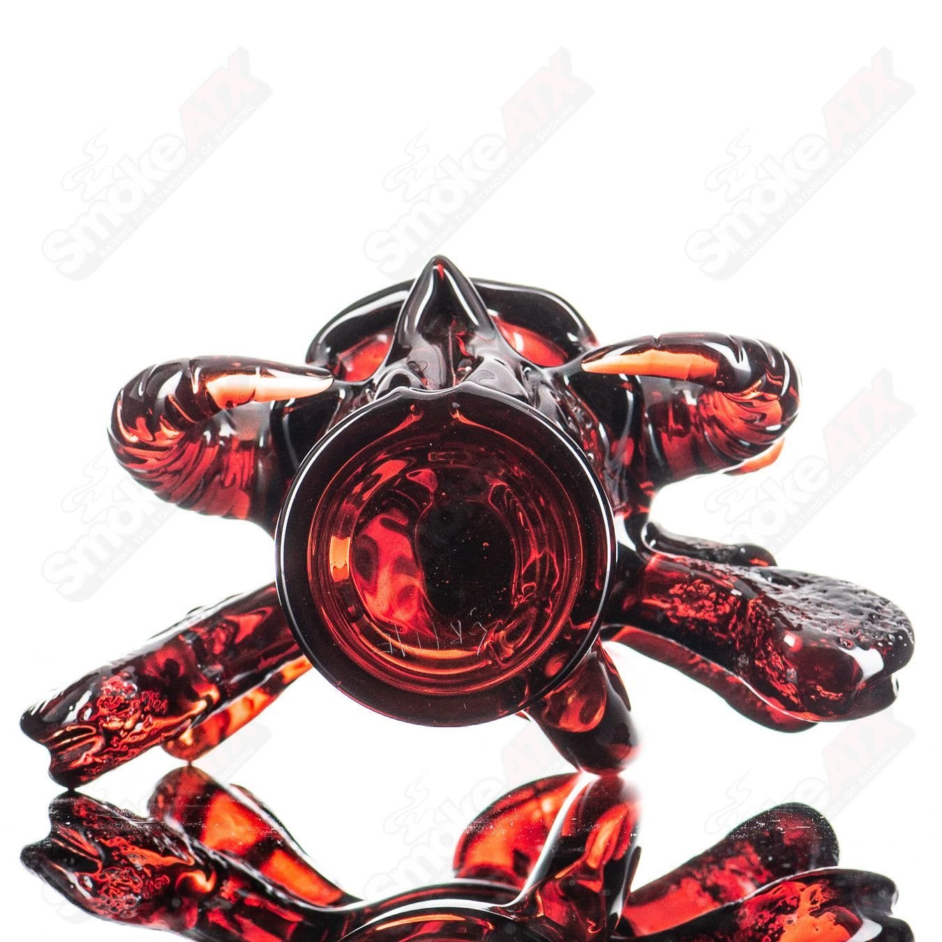 Skull Puffco Top by Grime Glass - Smoke ATX