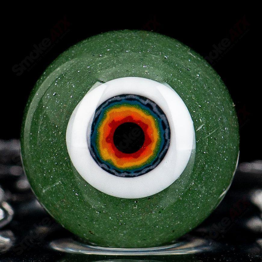 Heady glass Slurper Marble Mike Shelbo x JMass with colorful marble design and intricate glasswork.