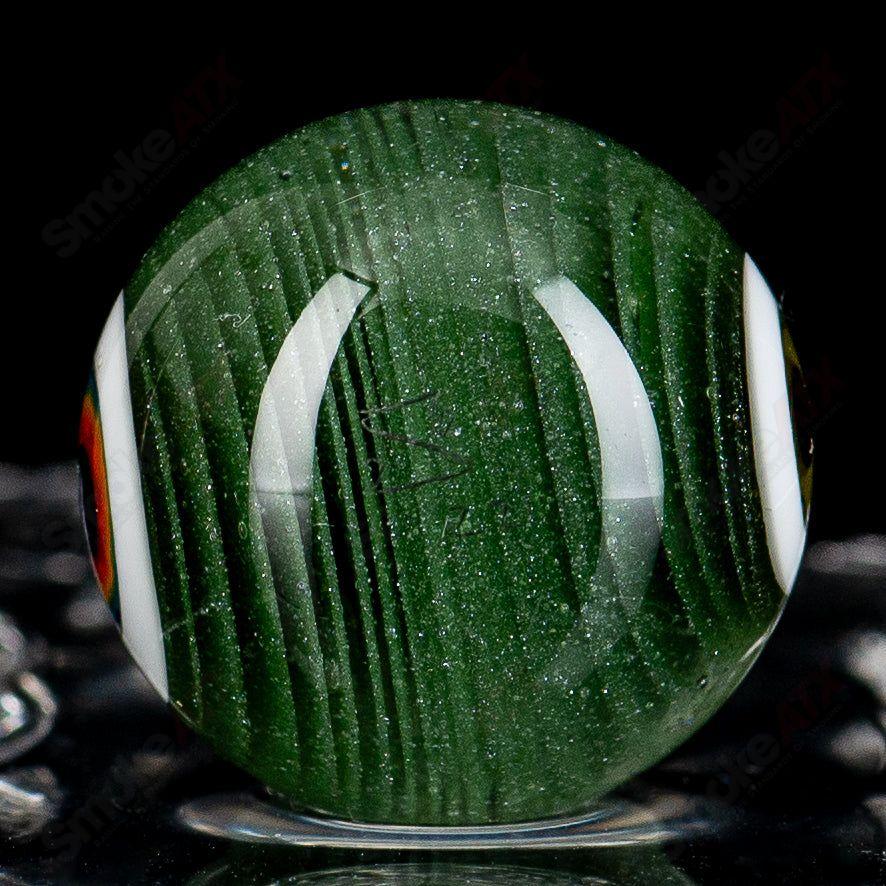 Heady glass Slurper Marble Mike Shelbo x JMass with colorful marble design, showcasing intricate glass art and craftsmanship.