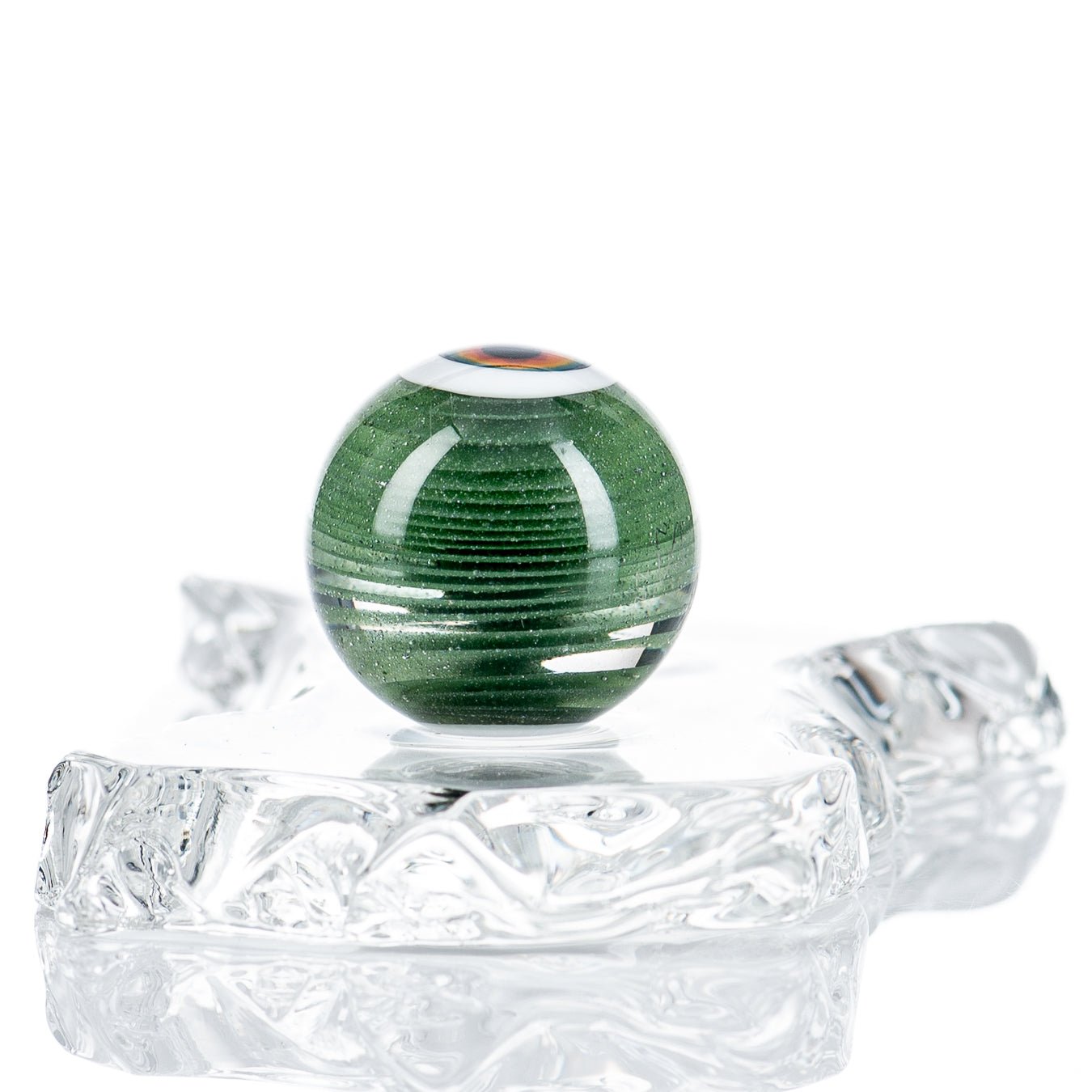 Heady glass Slurper Marble Mike Shelbo x JMass with intricate marble design and unique shape, made by JMass.