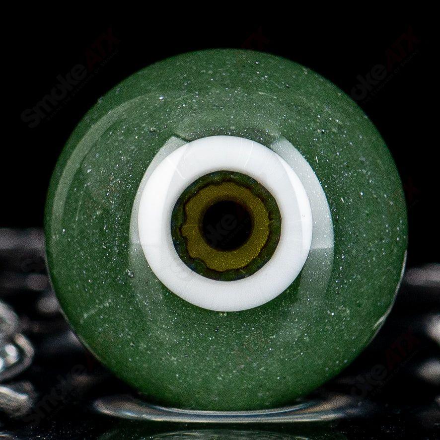 Heady glass Slurper Marble Mike Shelbo x JMass with colorful marble design and intricate glasswork.