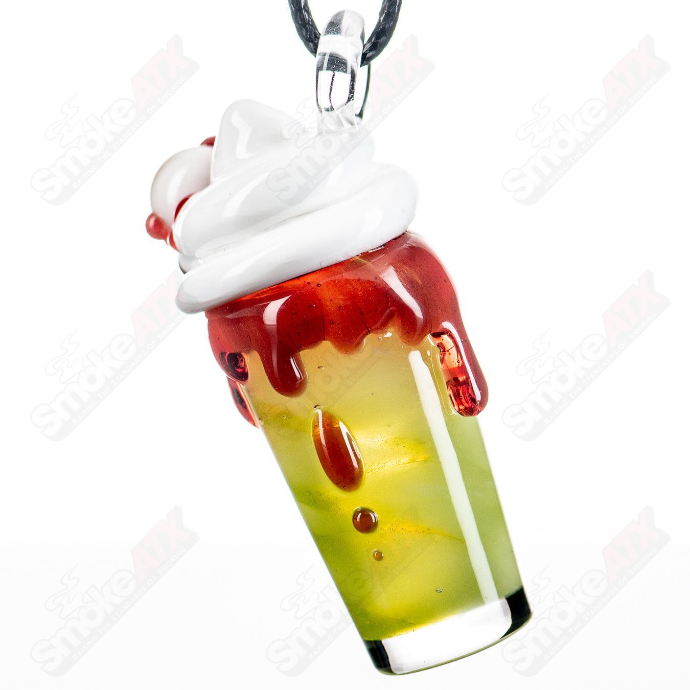 Slyme Shake Pendant Sweetshop Glass by Renee Patula - Smoke ATX