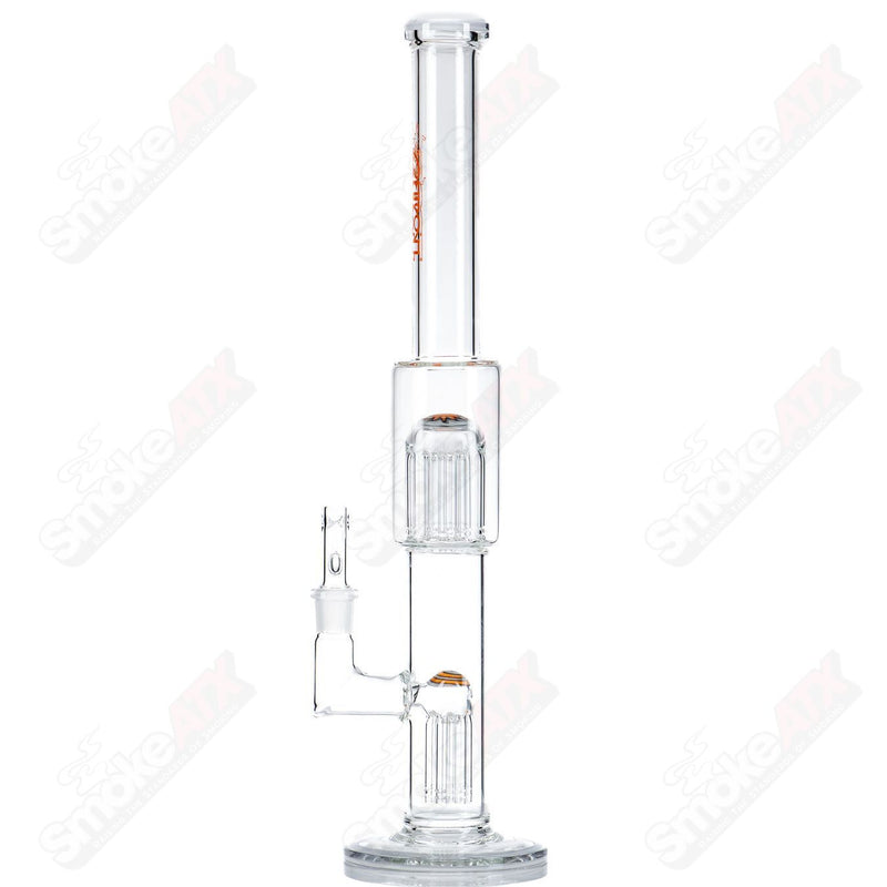 #5 18mm 7/13 Arm Perc w Worked Sections Toro Glass