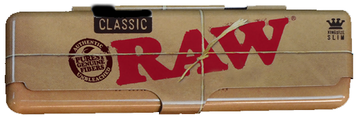RAW Classic Metal Papers Storage Protector Case King Size - Smoke ATX 