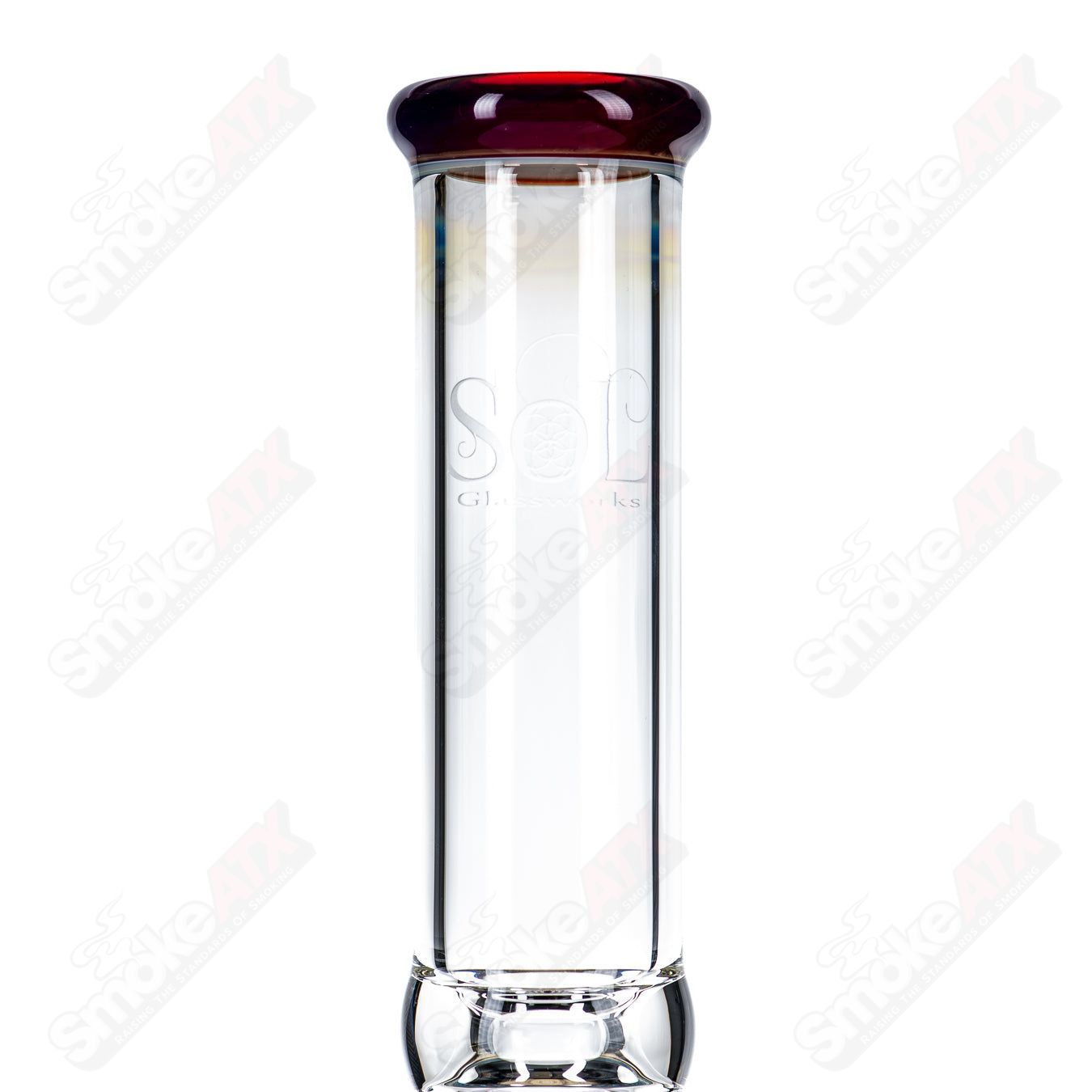 SOL - 45 Lace Sphere (Amber Purple) SoL Glassworks - Smoke ATX