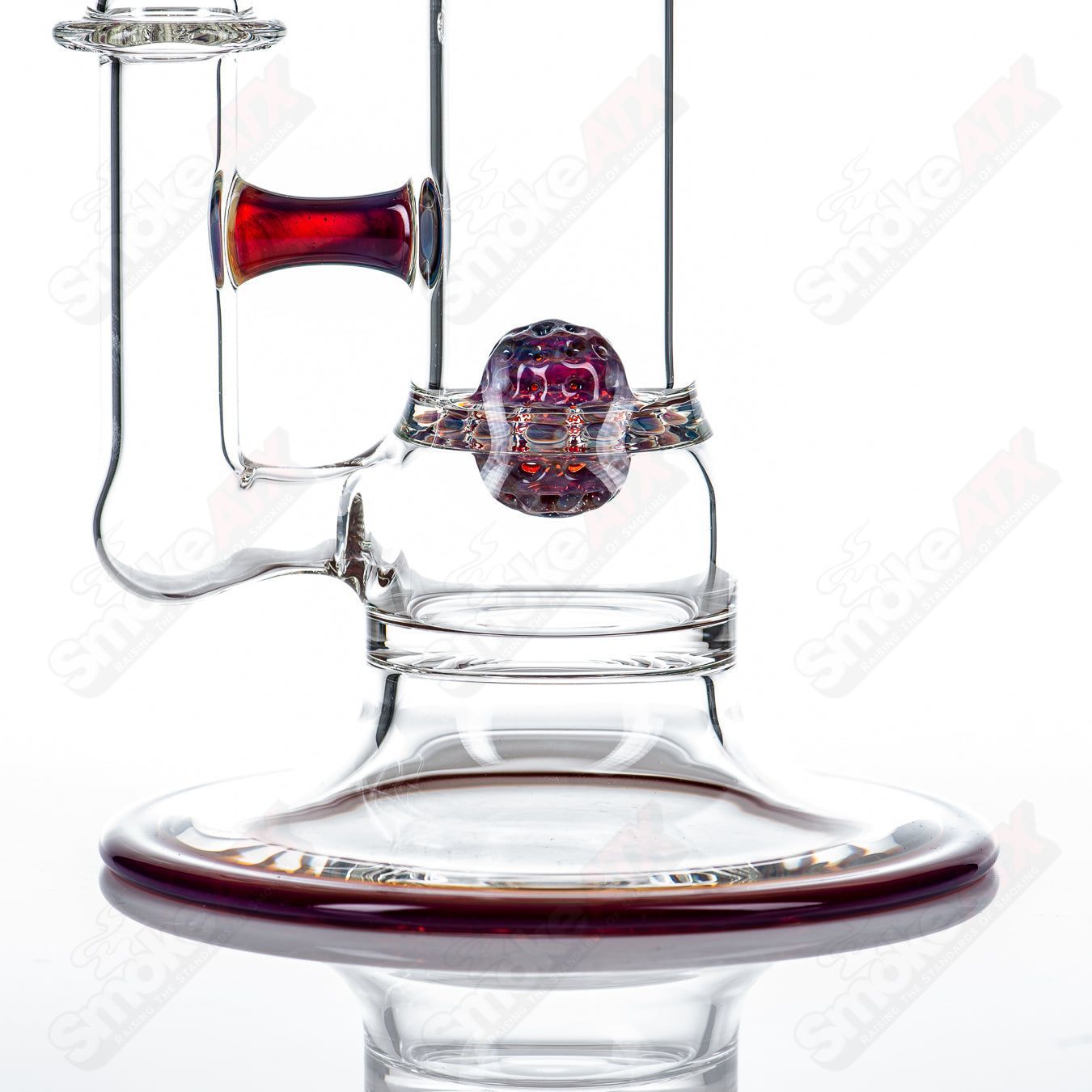 SOL - 45 Lace Sphere (Amber Purple) SoL Glassworks - Smoke ATX