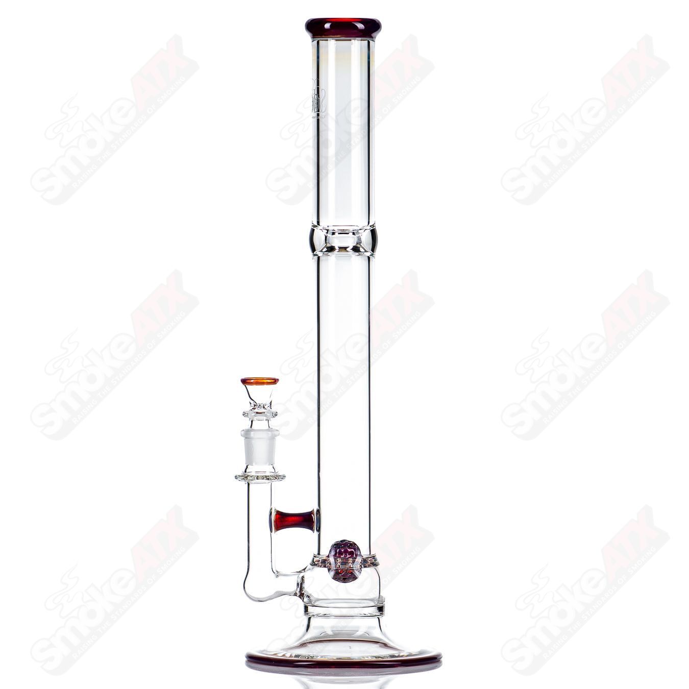 SOL - 45 Lace Sphere (Amber Purple) SoL Glassworks - Smoke ATX