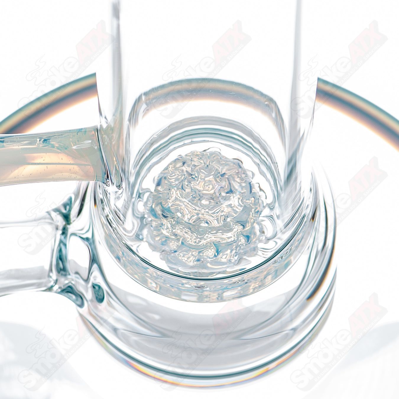 SOL - 45 Lace Sphere + DC Set (Blue Stardust Over Ghost) SoL Glassworks - Smoke ATX