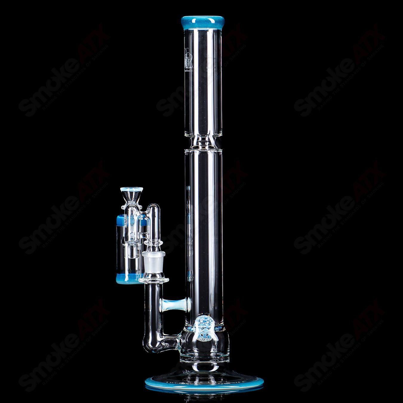 SOL - 45 Lace Sphere + DC Set (Blue Stardust Over Ghost) SoL Glassworks - Smoke ATX