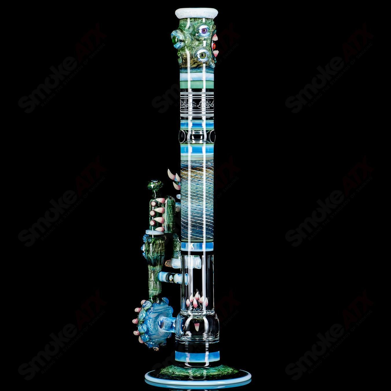 SoL - 45 Lace Sphere & Dry Catcher Set by Salt x SoL Glassworks - Smoke ATX