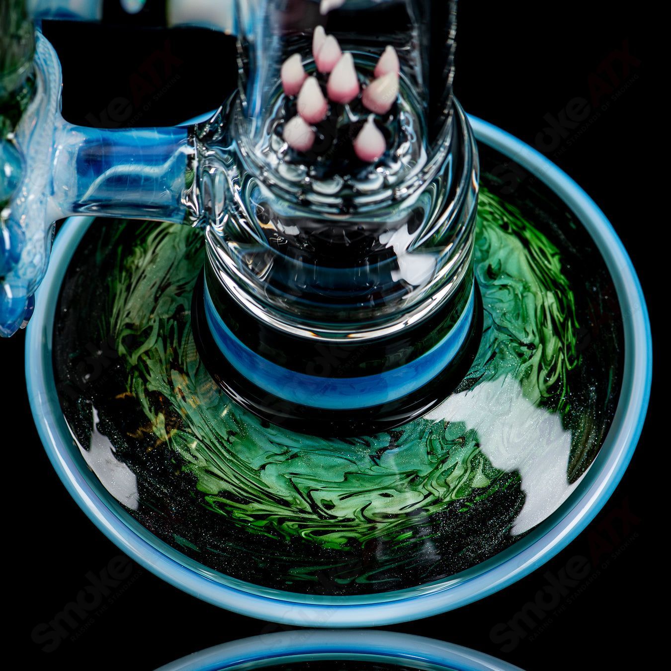 SoL - 45 Lace Sphere & Dry Catcher Set by Salt x SoL Glassworks - Smoke ATX