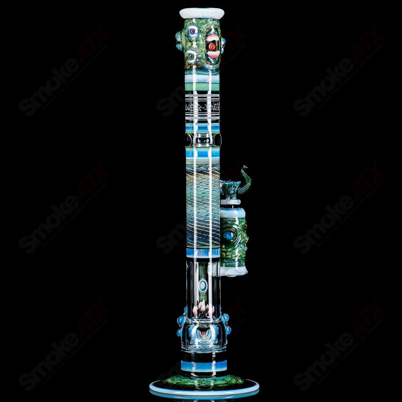 SoL - 45 Lace Sphere & Dry Catcher Set by Salt x SoL Glassworks - Smoke ATX