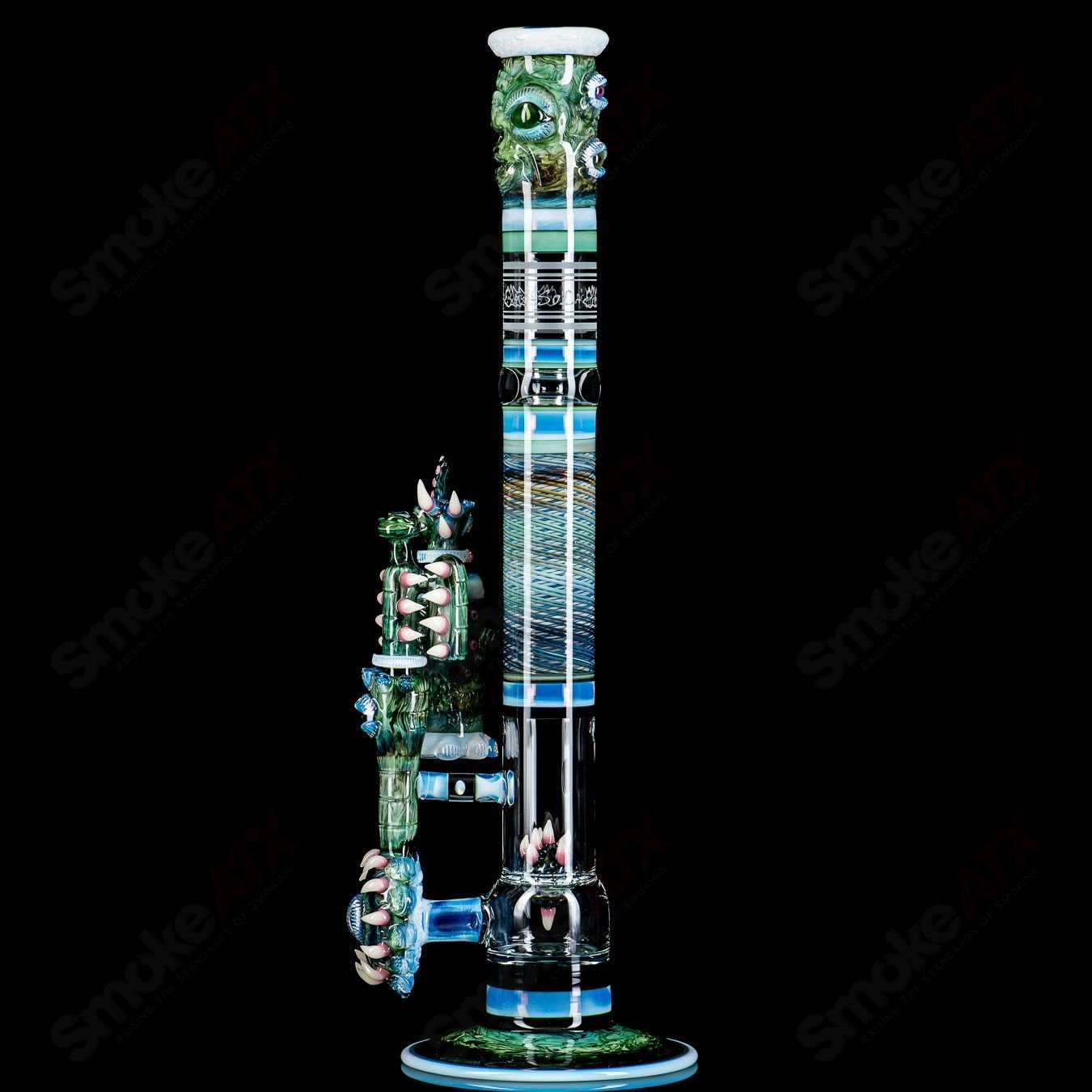 SoL - 45 Lace Sphere & Dry Catcher Set by Salt x SoL Glassworks - Smoke ATX