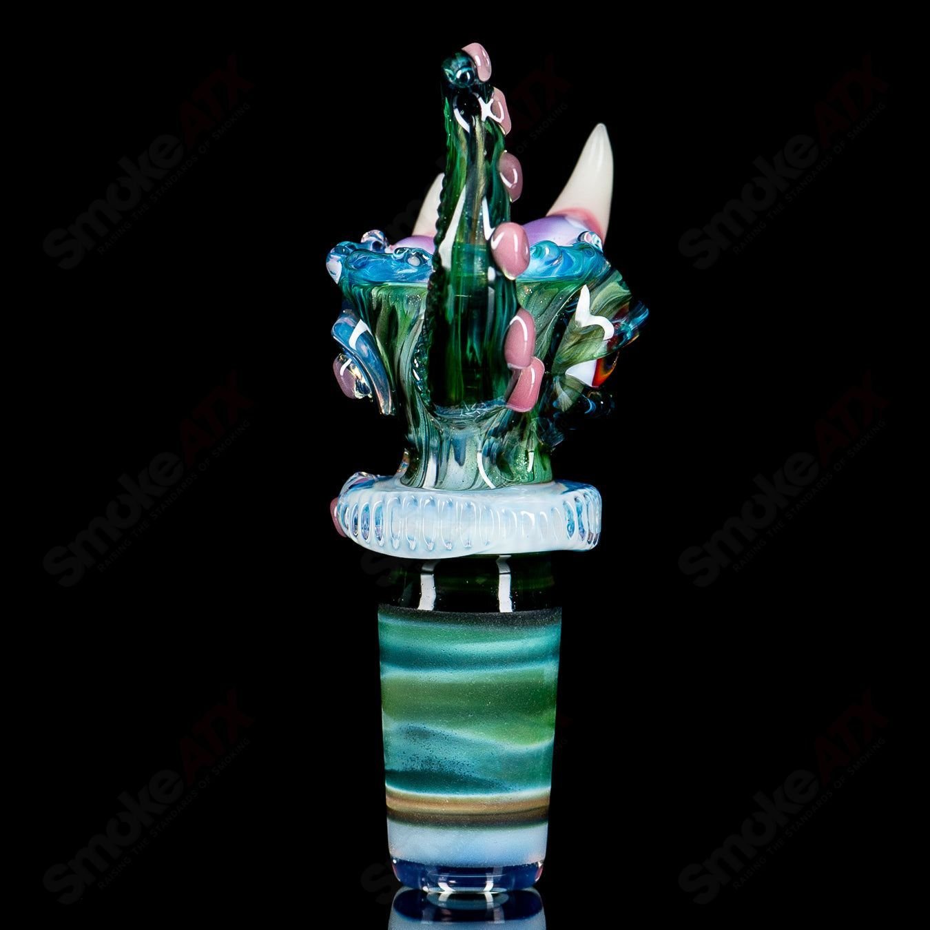 SoL - 45 Lace Sphere & Dry Catcher Set by Salt x SoL Glassworks - Smoke ATX