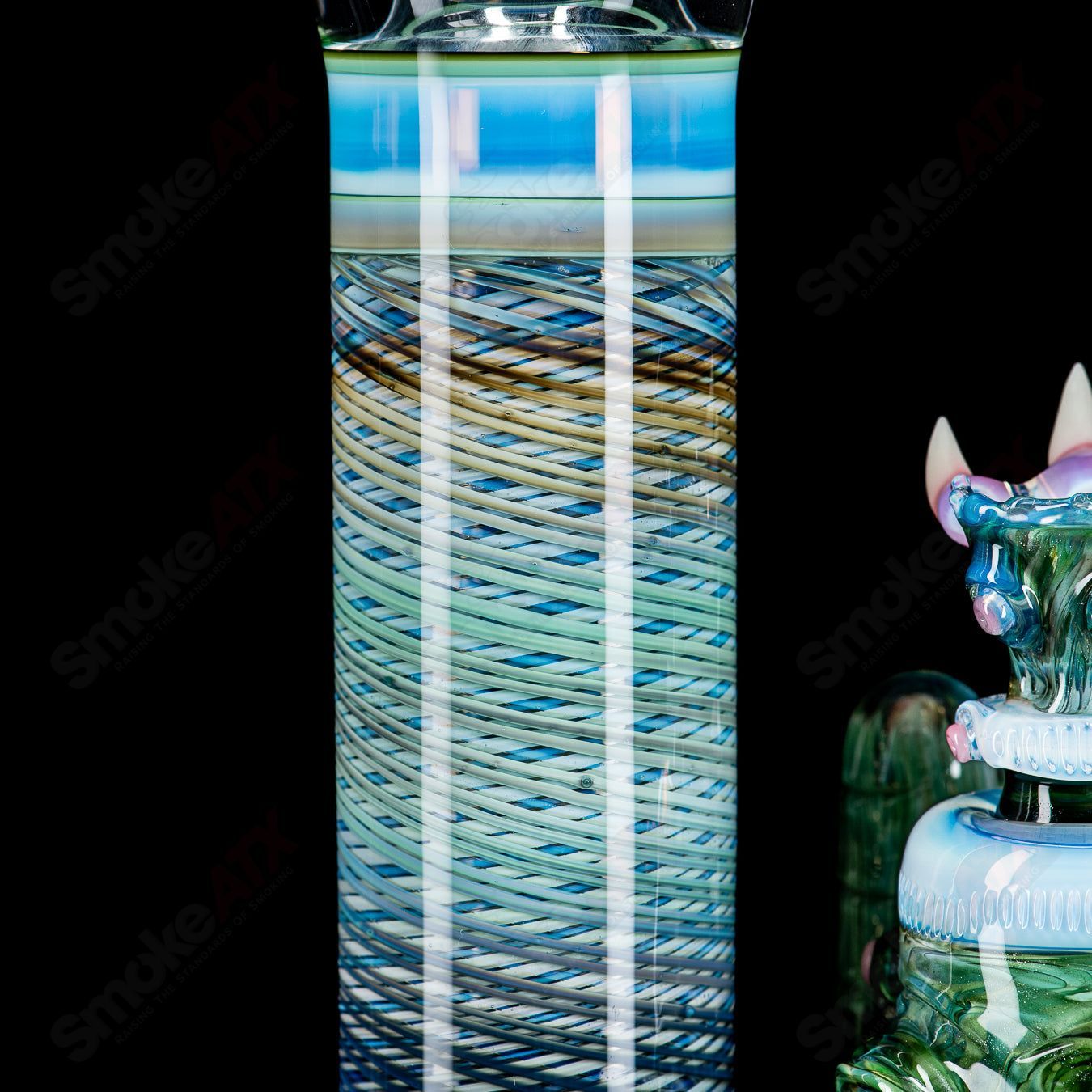 SoL - 45 Lace Sphere & Dry Catcher Set by Salt x SoL Glassworks - Smoke ATX