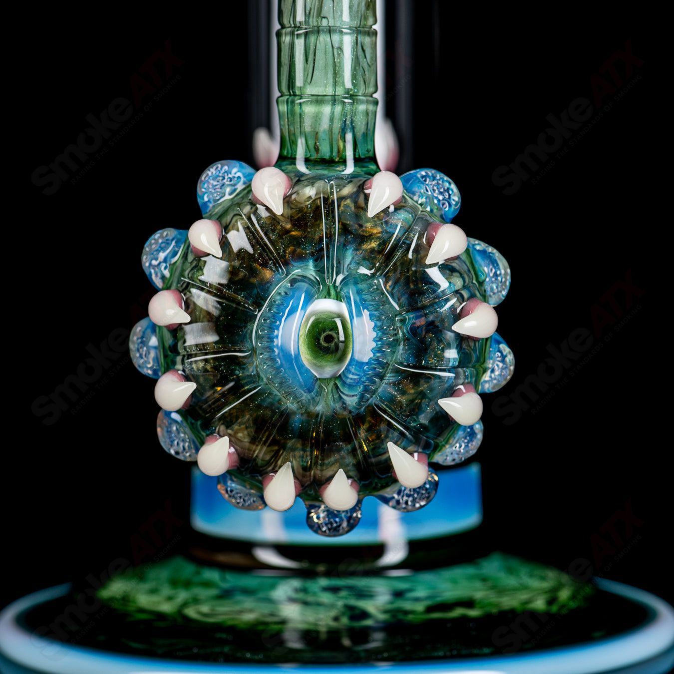 SoL - 45 Lace Sphere & Dry Catcher Set by Salt x SoL Glassworks - Smoke ATX