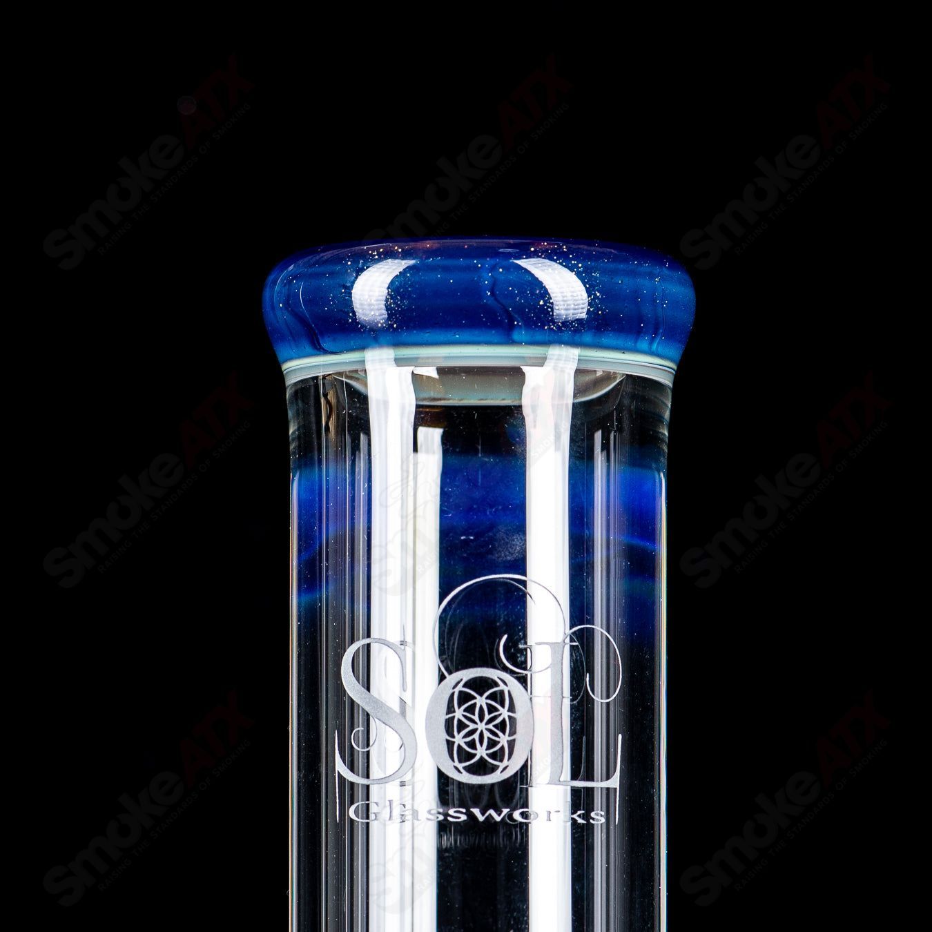 SOL - 45 Lace Sphere (Shooting Star) SoL Glassworks - Smoke ATX