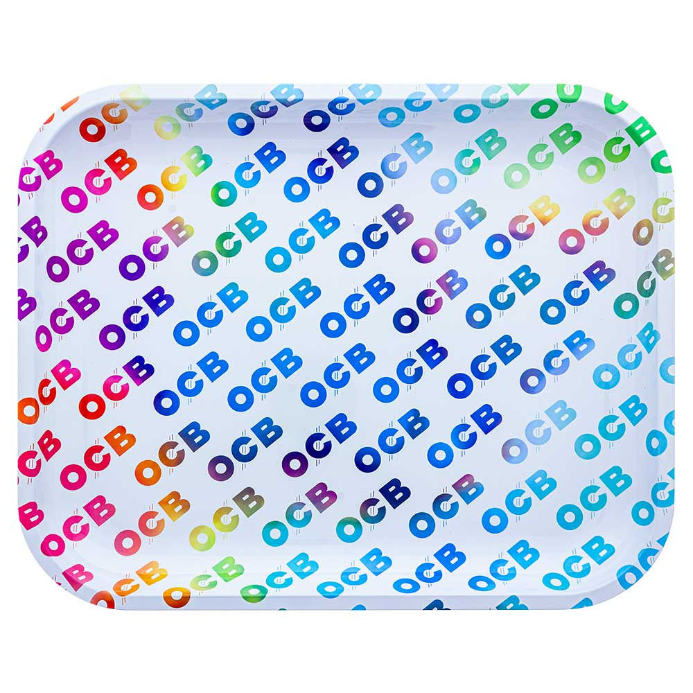 Rainbow OCB Large Rolling Tray - Smoke ATX 