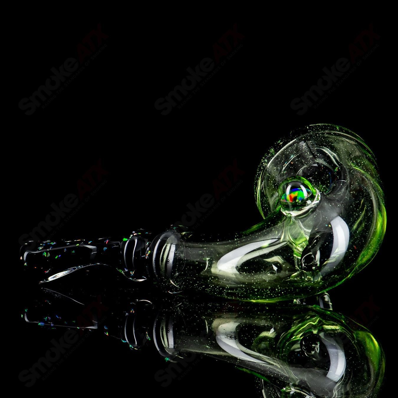 Sublime Opal Tech Errlock by JMass heady glass concentrate rig with intricate design and vibrant colors, for dabbing and concentrates.
