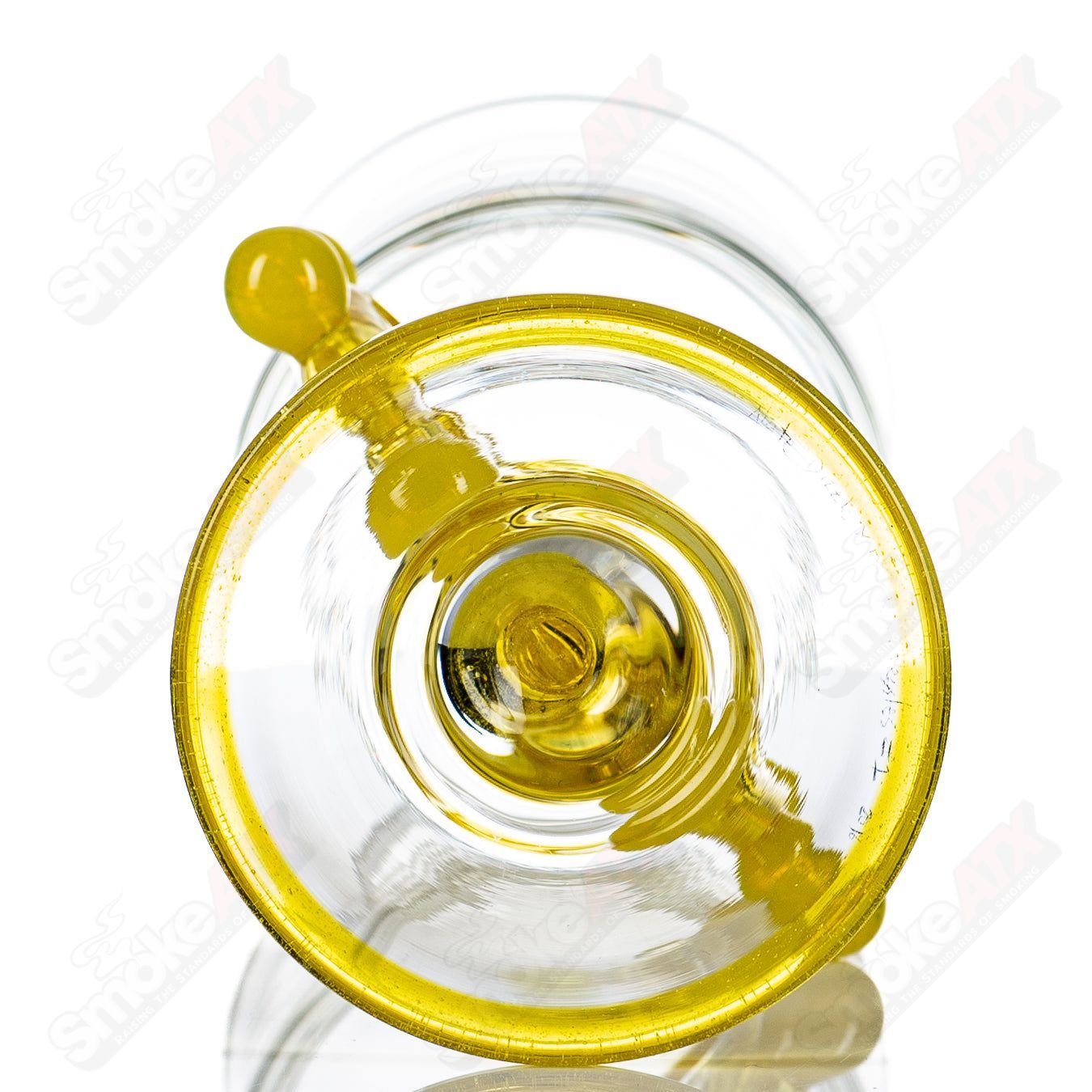 Swiss Perc - Nate Dizzle X Ben Belgrad - (UV) Footed Wine Goblet (Signed 1 - 2016) - Smoke ATX