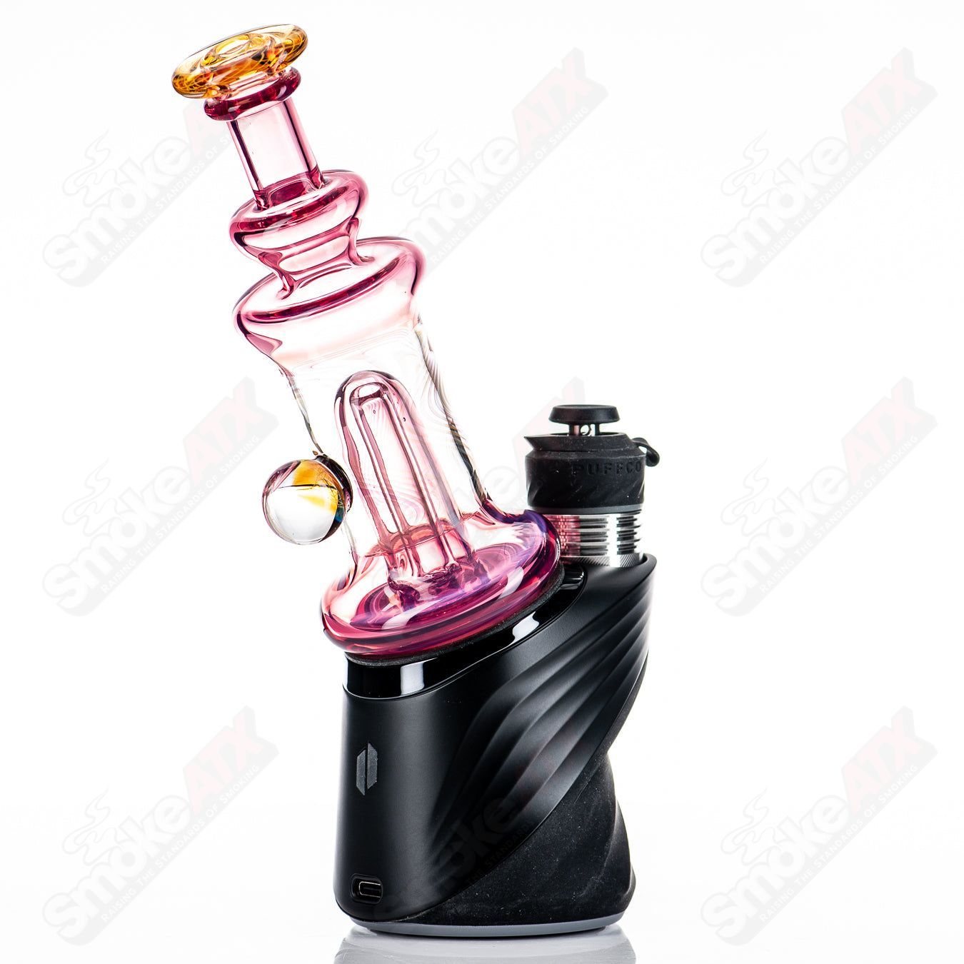 Telemagenta Puffco Water Top by Gatez Glass - Smoke ATX