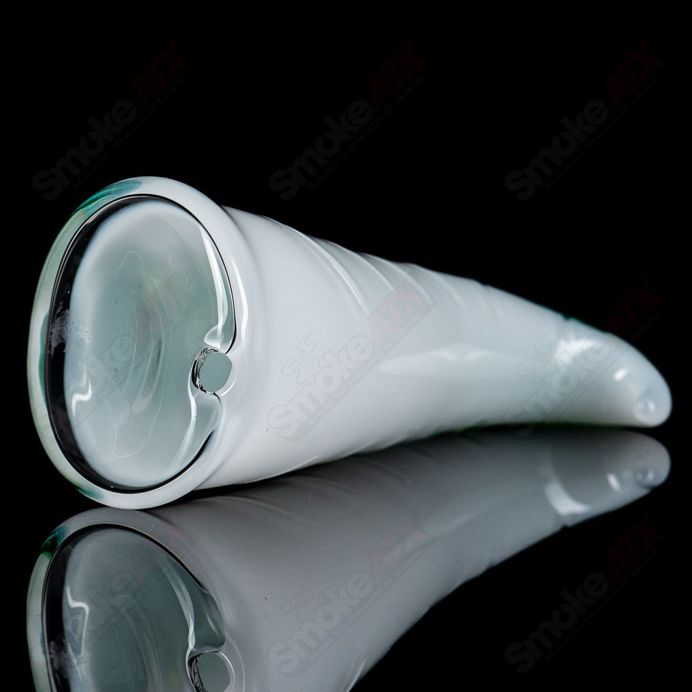Burtoni Glass Tentacle Puffco Dry Top, clear glass with intricate tentacle design, designed for Puffco vaporizer devices.