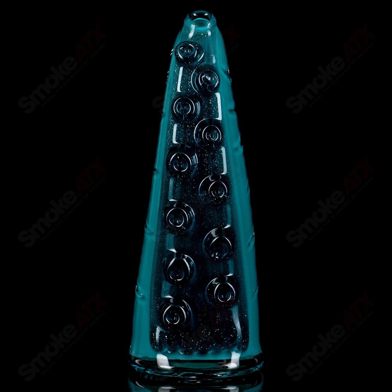 Burtoni Glass Tentacle Puffco Dry Top for Puffco vaporizers, featuring intricate tentacle design and clear glass construction.