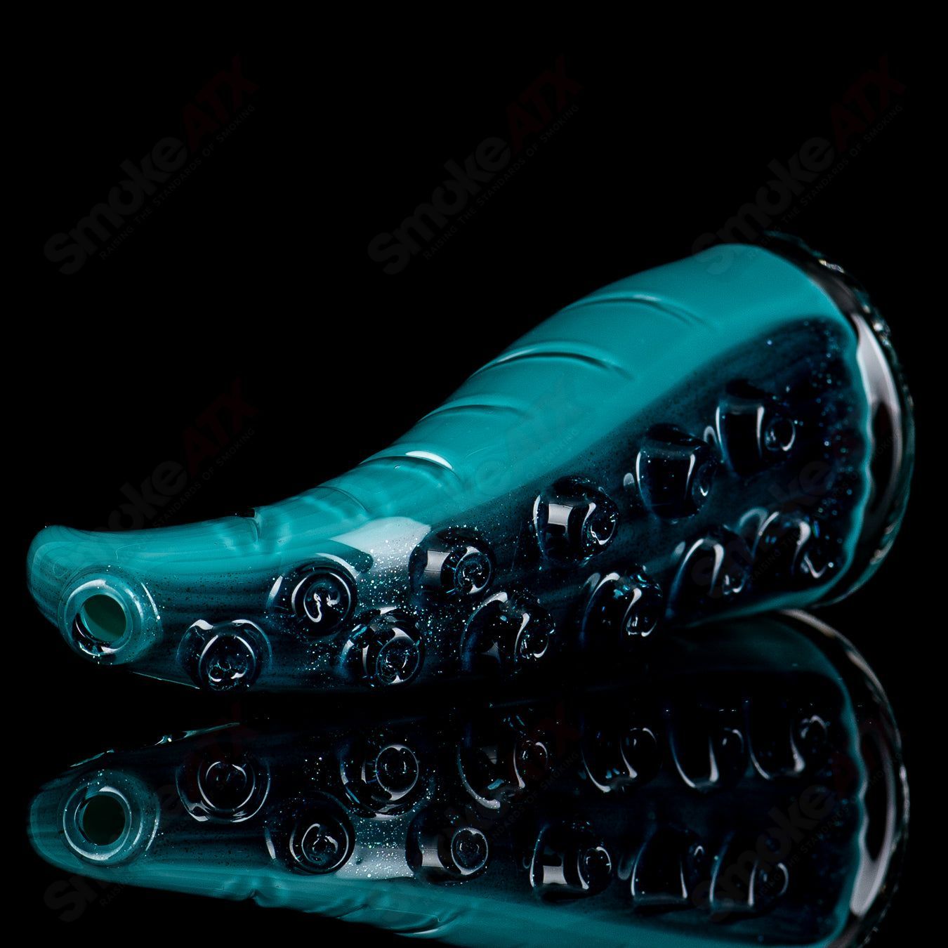 Burtoni Glass Tentacle Puffco Dry Top with detailed glass tentacle design for Puffco vaporizer accessories.