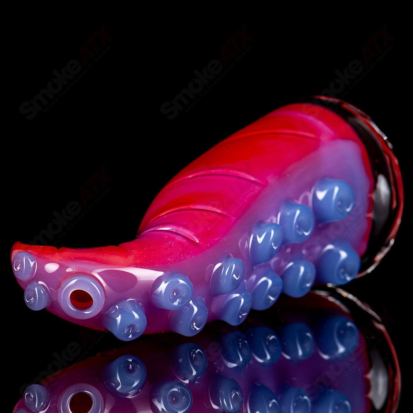 Burtoni Glass Tentacle Puffco Dry Top, intricate glass design for Puffco vaporizers, showcasing detailed tentacle artwork.