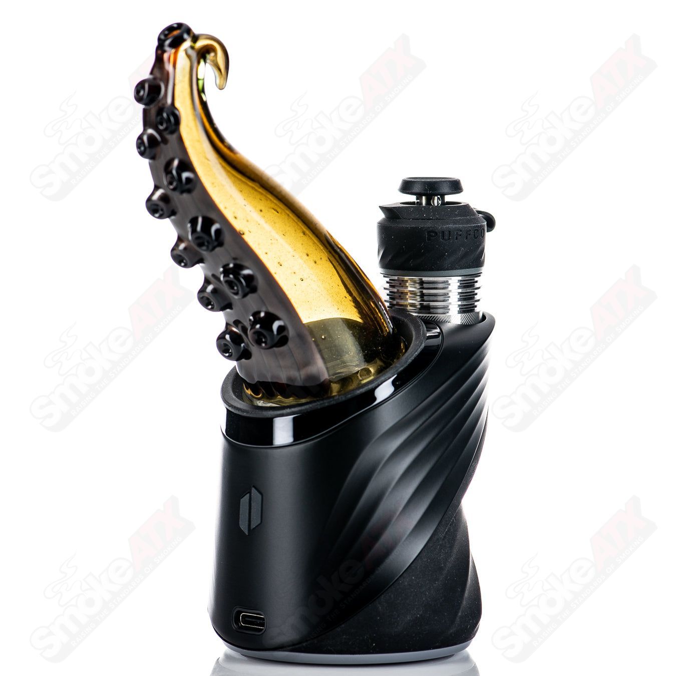 Tentacle Puffco Dry Top Burtoni Glass 6 - Smoke ATX