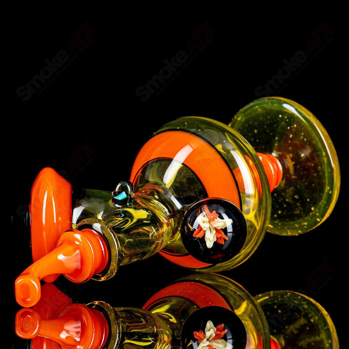 JMass Terps Errlock heady glass concentrate rig with intricate design and clear glass construction for dabbing enthusiasts.