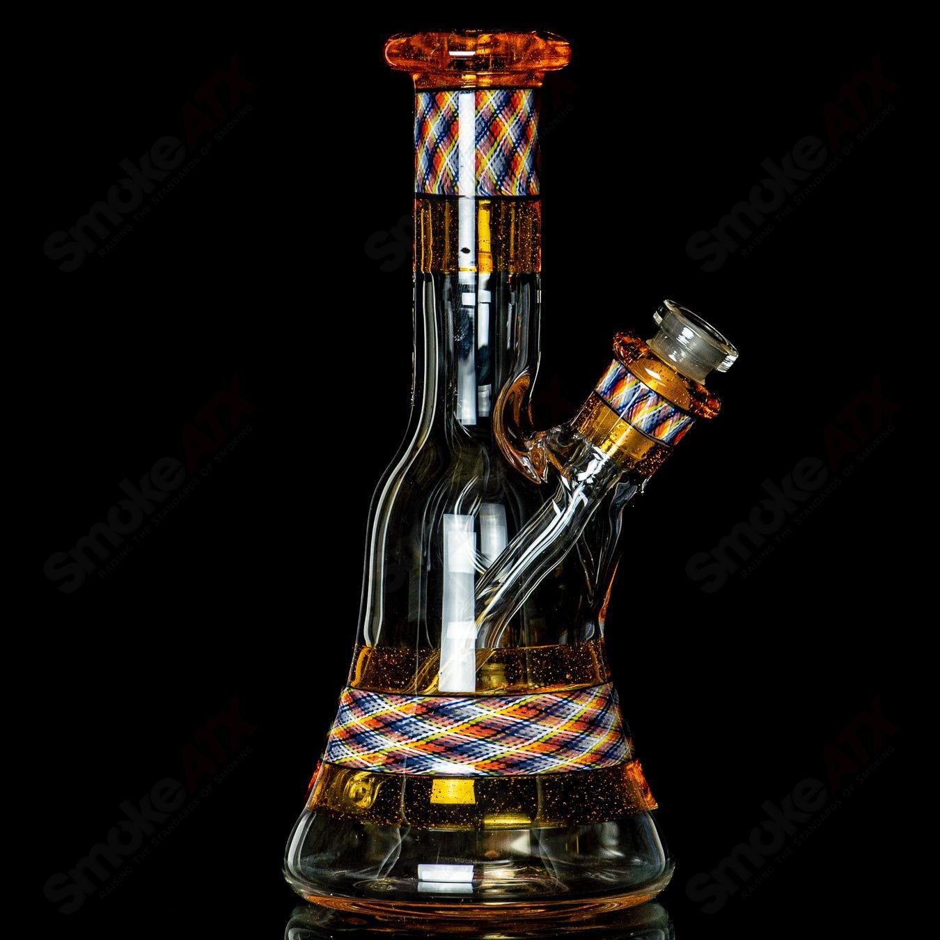 Devol Glass Terps Retticello Pocket Tube, a colorful heady glass concentrate rig with intricate Retticello glasswork and compact design.