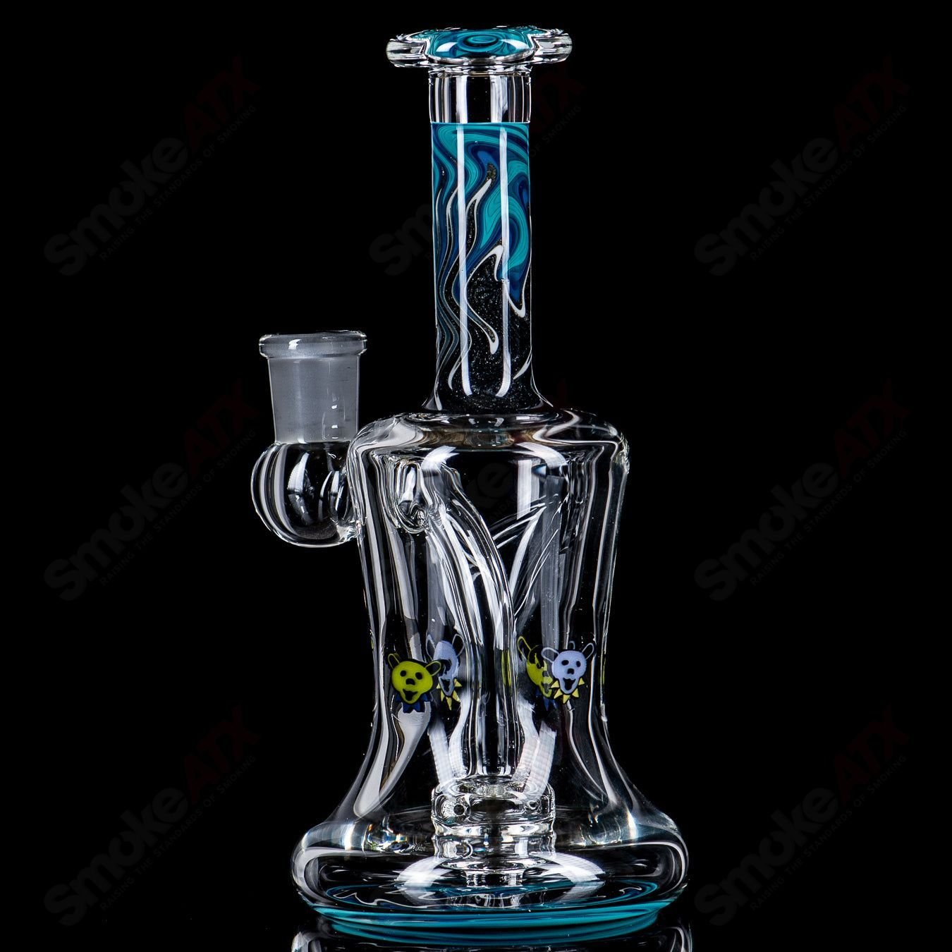 The Grateful Dead Milli Rig W/ linework by Moo Glass - Smoke ATX