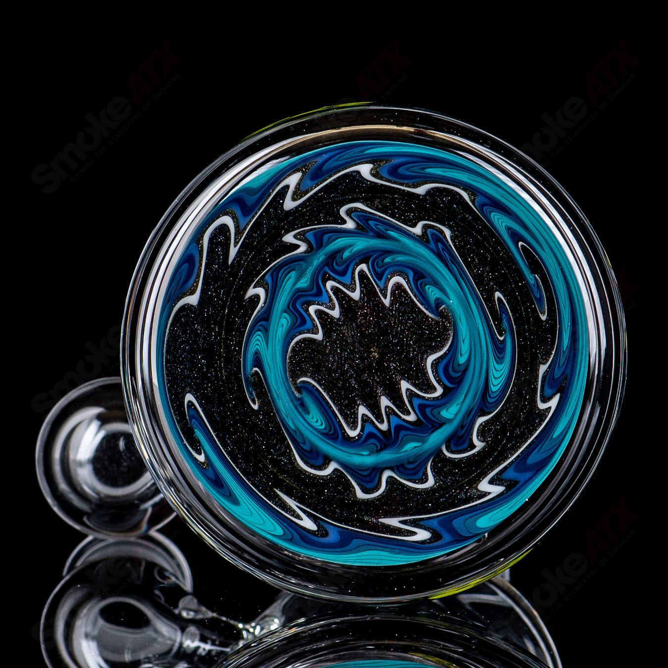 The Grateful Dead Milli Rig W/ linework by Moo Glass - Smoke ATX