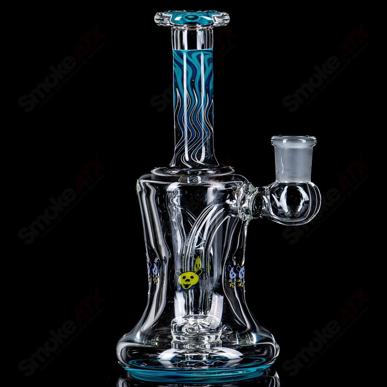 The Grateful Dead Milli Rig W/ linework by Moo Glass - Smoke ATX