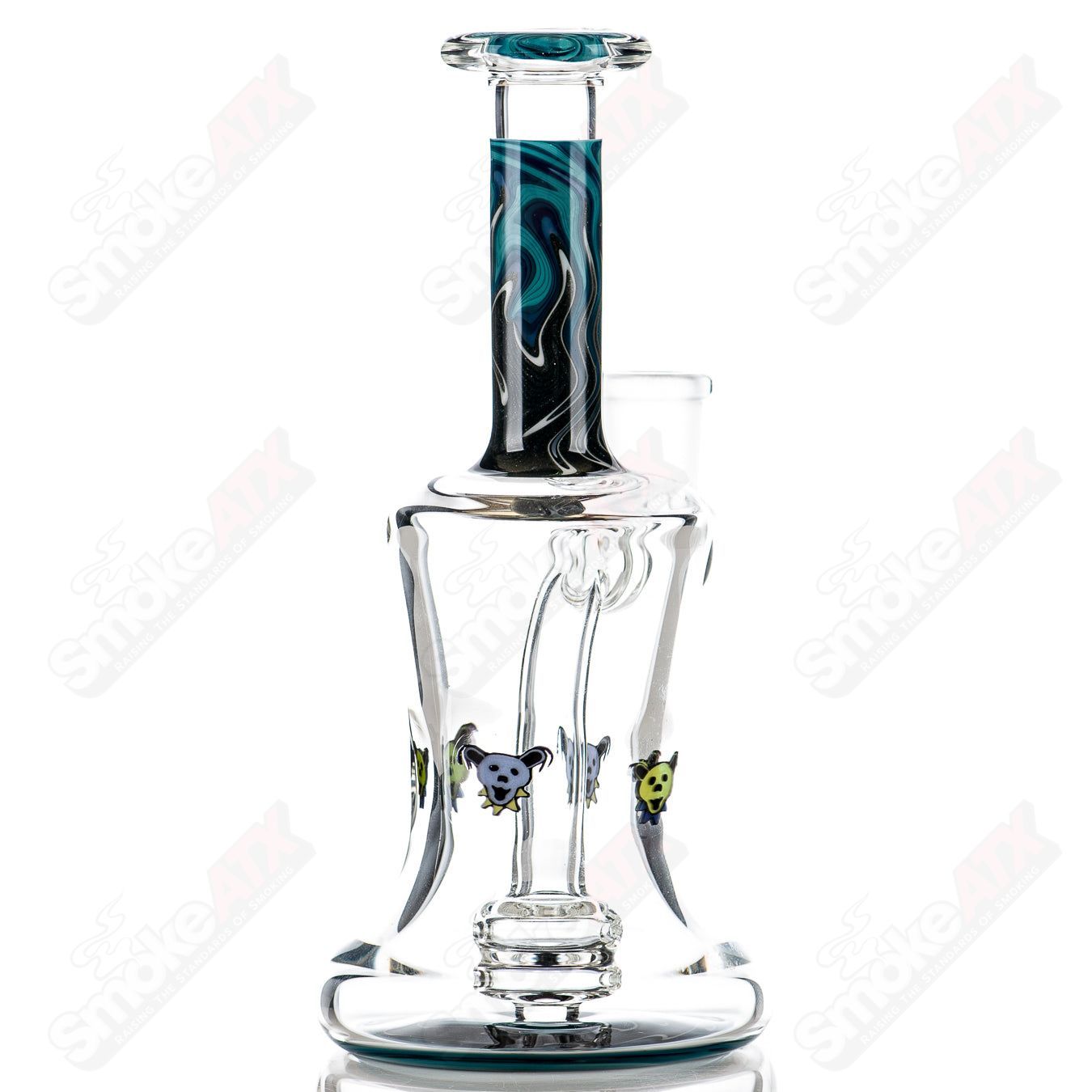The Grateful Dead Milli Rig W/ linework by Moo Glass - Smoke ATX