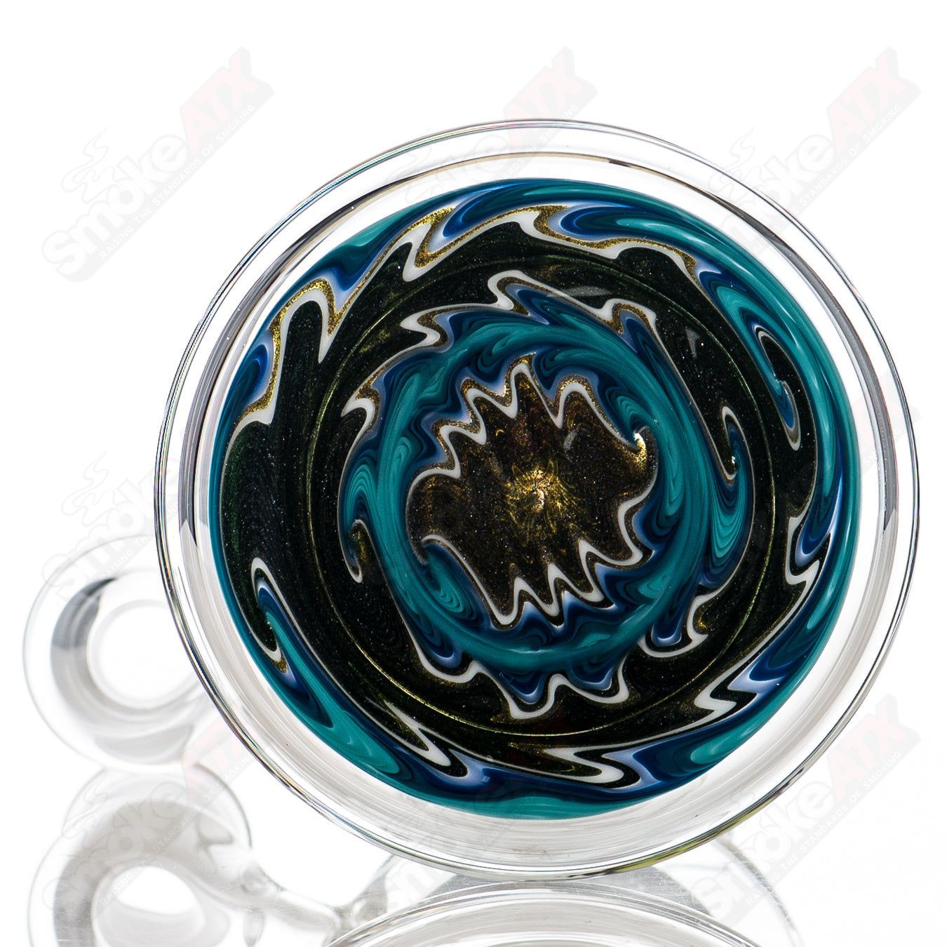 The Grateful Dead Milli Rig W/ linework by Moo Glass - Smoke ATX