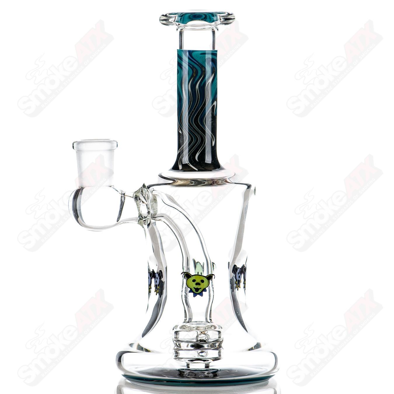 The Grateful Dead Milli Rig W/ linework by Moo Glass - Smoke ATX